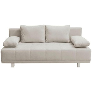 Mid.you Schlafsofa, Beige, Textil, 2-Sitzer, Füllung: Schaumstoff, 194x77x89 cm, Schlafen auf Sitzhöhe, Rücken echt, Kinder- & Jugendzimmer, Jugendmöbel, Jugendsofas