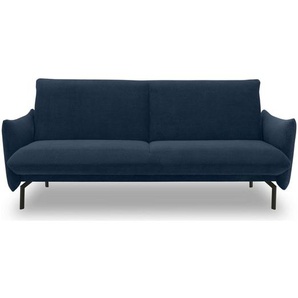 Mid.you Schlafsofa, Blau, Textil, Uni, 2-Sitzer, 234x102x95 cm, Made in EU, FSC Mix, Liegefunktion, Schlafen auf Sitzhöhe, Rücken echt, Armteil links, rechts, Kinder- & Jugendzimmer, Jugendmöbel, Jugendsofas