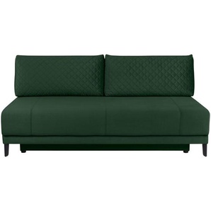 Mid.you Schlafsofa, Dunkelgrün, Textil, 2-Sitzer, Füllung: Komfortschaum, Silikon, 198x91x106 cm, Made in EU, Liegefunktion, Kinder- & Jugendzimmer, Jugendmöbel, Jugendsofas