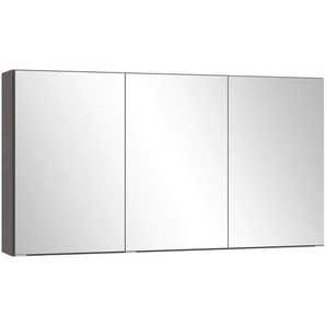 Mid.you Spiegelschrank, Glas, 6 Fächer, 120x64x20 cm, Made in Germany, Badezimmer, Badmöbelsets & -serien, Badmöbel-Serien