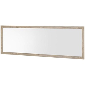 Mid.you Wandspiegel, Eiche, Glas, Holzwerkstoff, rechteckig, 180x60x3.5 cm, Made in EU, Spiegel, Wandspiegel