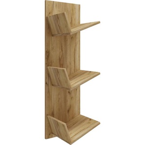 Mid.you Weinregal, Eiche, Honig, Holzwerkstoff, 33x105.5x25.6 cm, Wohnzimmer, Regale, Weinregale