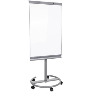 Mid.you Whiteboard, Silber, Weiß, Metall, 65.5x133-190x60 cm, abwischbar, Arbeitszimmer, Bürozubehör