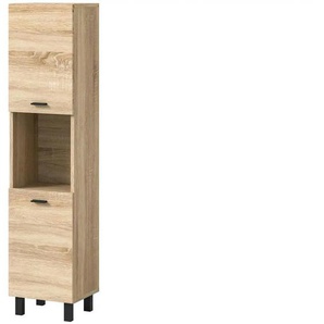 Midischrank | holzfarben | 30 cm | 125 cm |