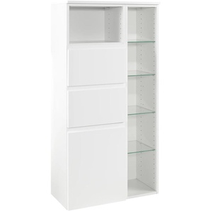 Midischrank WELLTIME Cardiff Schränke Gr. B/H/T: 65cm x 130cm x 35cm,, weiß Bad-Midischrank Breite 65 cm, mit Softclose-Funktion