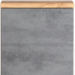 Midischrank WELLTIME Sölden Schränke Gr. B/H/T: 40cm x 130cm x 35cm, 2 St., grau (oxid beton)