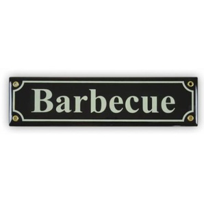 Mini-Straßenschild Barbecue