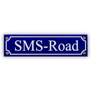 Mini-Straßenschild SMS-Road