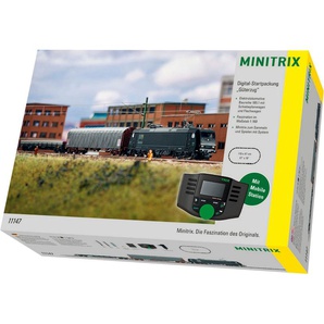 MiniTrix Modelleisenbahn-Set Trix Digital-Startpackung Güterzug - T11147, Spur N