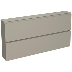 Moderano Hängeschuhschrank Gardasee, Taupe, Glas, Holzwerkstoff, 4 Schuhkörbe Fächer, 160x81x22 cm, Typenauswahl, individuell planbar, Beimöbel erhältlich, hängend, Garderobe, Schuhaufbewahrung, Schuhschränke