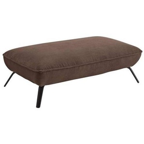 Moderano Hocker, Taupe, Textil, rechteckig, 142x43x80 cm, Fußauswahl, Stoffauswahl, Wohnzimmer, Hocker, Sitzhocker