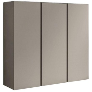 Moderano Schuhschrank Gardasee, Taupe, Glas, 6 Fächer, 120x110x33 cm, Typenauswahl, Beimöbel erhältlich, hängend, Garderobe, Schuhaufbewahrung, Schuhschränke