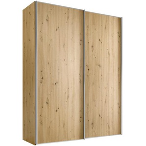 Moderano Schwebetürenschrank Sinfonie Plus, Eiche Artisan, Holzwerkstoff, 4 Fächer, 167x222x68 cm, Goldenes M, BQ - Bündnis für Qualität, Made in Germany, Typenauswahl, Beimöbel erhältlich, umfangreiches Zubehör in verschiedenen Holzarten Größen