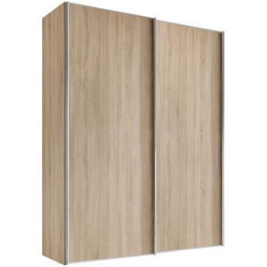 Moderano Schwebetürenschrank Sinfonie Plus, Sonoma Eiche, Holzwerkstoff, 4 Fächer, 188x222x68 cm, Goldenes M, BQ - Bündnis für Qualität, Made in Germany, Typenauswahl, Beimöbel erhältlich, umfangreiches Zubehör in verschiedenen Holzarten Größen