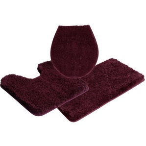 Möve Badematte Essentail/Superwuschel, Höhe 40 mm, rutschhemmend beschichtet, schnell trocknend, strapazierfähig, Polyester, rechteckig, 3-tlg. Stand-WC Set, Microfaser-Badematte, Badteppich, rechteckig, rund & als 3-tlg. Set