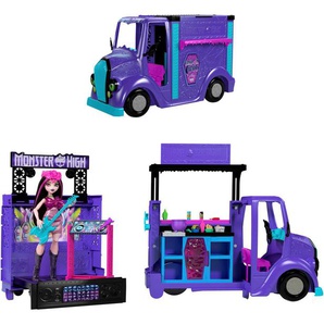 MonsterHigh™ Puppen Fahrzeug Monster High Fangtastic Food-Truck Spielset mit Puppe Draculaura