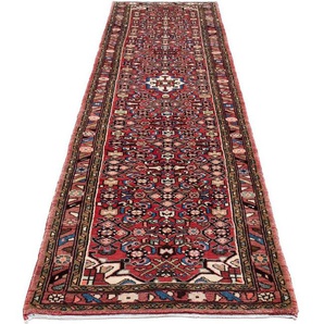 morgenland Hochflor-Läufer Hamadan Medaillon 284 x 83 cm, rechteckig, Höhe: 10 mm, Handgeknüpft