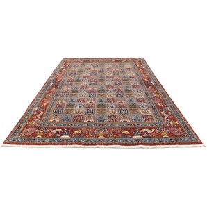 morgenland Hochflor-Läufer Meymeh Medaillon Rosso scuro 192 x 106 cm, rechteckig, Höhe: 10 mm, Unikat mit Zertifikat