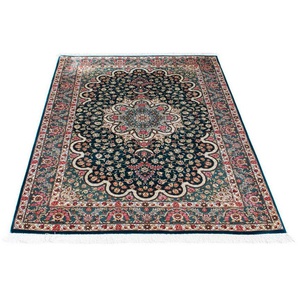 morgenland Orientteppich Perser - Ghom - 150 x 101 cm - grün, rechteckig, Höhe: 10 mm, Wohnzimmer, Handgeknüpft, Einzelstück mit Zertifikat