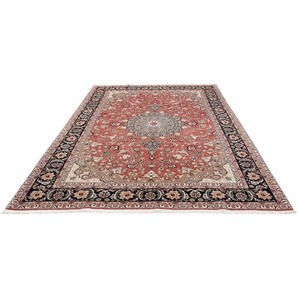 morgenland Orientteppich Perser - Täbriz - Royal - 310 x 205 cm - rost, rechteckig, Höhe: 7 mm, Wohnzimmer, Handgeknüpft, Einzelstück mit Zertifikat