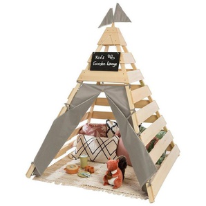 MUDDY BUDDY® Spielhaus Tipi-Zelt Dreamer, Holzschutz vorbehandelt, BxTxH: 135x135x170 cm