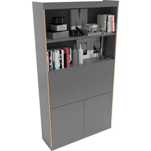 Müller SMALL LIVING Sekretär FLAI Home-Office groß, drei Rückwände: Melamin, magnetisch oder mit 6mm dickem Bulletin Board