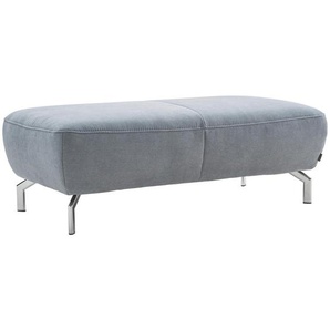 Musterring Hocker MR 270, Pastellblau, Textil, rechteckig, 131x46x67 cm, Goldenes M, Stoffauswahl, Lederauswahl, Fußauswahl, Wohnzimmer, Hocker, Sitzhocker