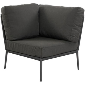 Musterring Loungeeckteil Ibiza, Anthrazit, Metall, 85x75x85 cm, erweiterbar, Loungemöbel, Gartensofas