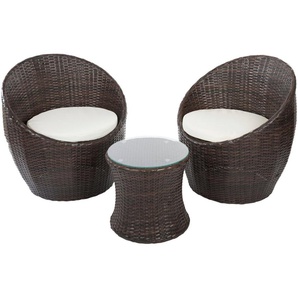 my Flair Gartenlounge-Set, (3-tlg), 2 Stühle, 1 Tisch