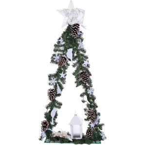 Myflair Möbel & Accessoires Dekobaum (1 St), Weihnachtsdeko mit 70 warmweißen LEDs, Höhe ca. 127 cm