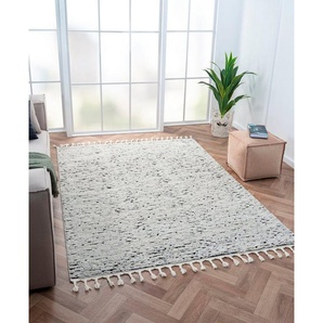 Myflair Möbel & Accessoires Hochflor-Teppich Moroccan Rockface, rechteckig, Höhe: 24 mm, modern, marokkanisches Design, meliert, flauschig weich, mit Fransen