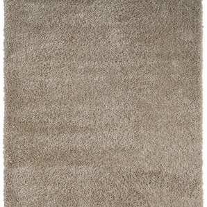 Myflair Möbel & Accessoires Hochflor-Teppich My Shaggy, rechteckig, Höhe: 37 mm, Shaggy, Uni-Farben, leicht glänzend, Microfaser, extra flauschig