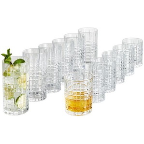 Nachtmann Gläserset Nachtmann, Klar, Glas, 12-teilig, 28.2x23.9x34.4 cm, Made in Germany, Essen & Trinken, Gläser, Gläser-Sets