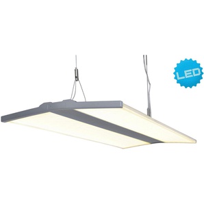 näve LED Pendelleuchte, LED fest integriert, Neutralweiß, Büro/Arbeitszimmer Farbe grau Lichtfarbe neutralweiß L: 80cm B: 30cm