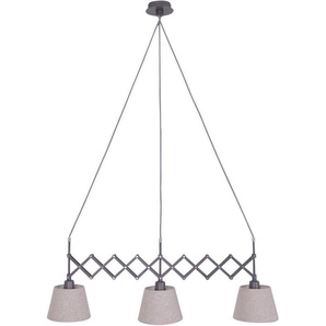 näve Pendelleuchte ADRIENNE, ohne Leuchtmittel, w: 52-86cm nature 3x E27 max. 40W,Material: Eisen, PVC Kunststoff