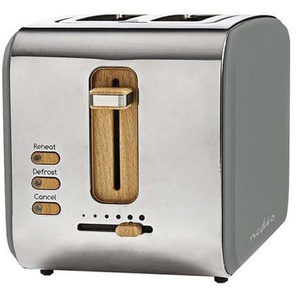 Nedis Toaster KABT510EGY - toaster - grey