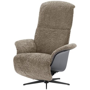 Nils Olsen Relaxsessel mit Schaffell  Frederik ¦ beige ¦ Maße (cm): B: 78 H: 113 T: 79