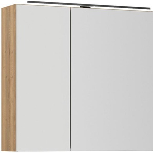 nobilia® Spiegelschrank in Breiten 60, 80, 100 und 120 cm, innenliegende Steckdose