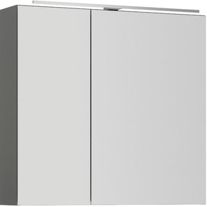 nobilia® Spiegelschrank in Breiten 60, 80, 100 und 120 cm, innenliegende Steckdose