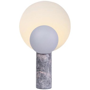 Nordlux Tischleuchte Caché, Weiß, Grau, Stein, Metall, 49 cm, Lampen & Leuchten, Innenbeleuchtung, Tischlampen, Tischlampen