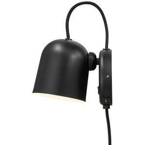 Nordlux Wandleuchte Angle, Schwarz, Metall, 5.2x7.2x10 cm, USB-Anschluss zum Laden von Smartphones, Lampen & Leuchten, Innenbeleuchtung, Spots & Strahler, Wandstrahler