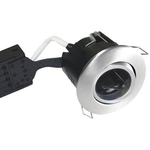 Nordtronic Uni install 220-240v ip44 tilt angle 30 gu10 downlight wo