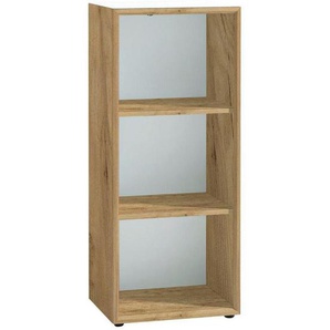 Novel Aktenregal GW-Monteria, Weiß, Eiche, Holzwerkstoff, 2 Fächer, 50x120x37 cm, Made in Germany, Beimöbel erhältlich, stehend, Arbeitszimmer, Büroregale, Aktenregale