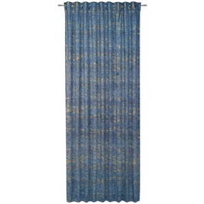 Novel Fertigvorhang Muro, Blau, Textil, Struktur, 138x245 cm, für Stange und Schiene geeignet, mit Kombiband, Wohntextilien, Gardinen & Vorhänge, Fertiggardinen, Fertiggardinen