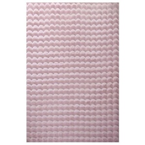 Novel Hochflorteppich Ambiance, Rosa, Textil, Uni, 140x200 cm, Oeko-Tex® Standard 100, pflegeleicht, Teppiche & Böden, Teppiche, Hochflorteppiche & Shaggys