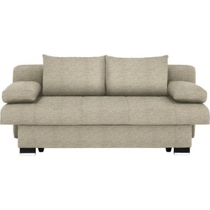 Novel Schlafsofa Helen, Beige, Textil, 2-Sitzer, Füllung: Schaumstoff, 200x80x104 cm, Stoffauswahl, Schlafen auf Sitzhöhe, Rücken echt, Kinder- & Jugendzimmer, Jugendmöbel, Jugendsofas