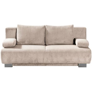 Novel Schlafsofa Rowan, Creme, Textil, 2-Sitzer, Füllung: Schaumstoff, 196x89x94 cm, Stoffauswahl, Kinder- & Jugendzimmer, Jugendmöbel, Jugendsofas