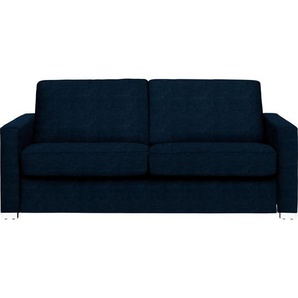 Novel Schlafsofa, Dunkelblau, Textil, 2-Sitzer, 188x86x97 cm, Stoffauswahl, Schlafen auf Sitzhöhe, Rücken echt, Kinder- & Jugendzimmer, Jugendmöbel, Jugendsofas