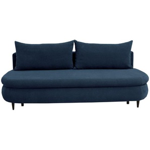 Novel Schlafsofa Simon, Dunkelblau, Textil, 2-Sitzer, 213x89x105 cm, Stoffauswahl, Schlafen auf Sitzhöhe, Rücken echt, Kinder- & Jugendzimmer, Jugendmöbel, Jugendsofas