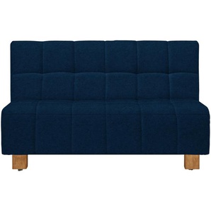 Novel Schlafsofa Juice, Dunkelblau, Textil, Eiche, Uni, 2-Sitzer, 145x92x102 cm, Stoffauswahl, Schlafen auf Sitzhöhe, Kinder- & Jugendzimmer, Jugendmöbel, Jugendsofas